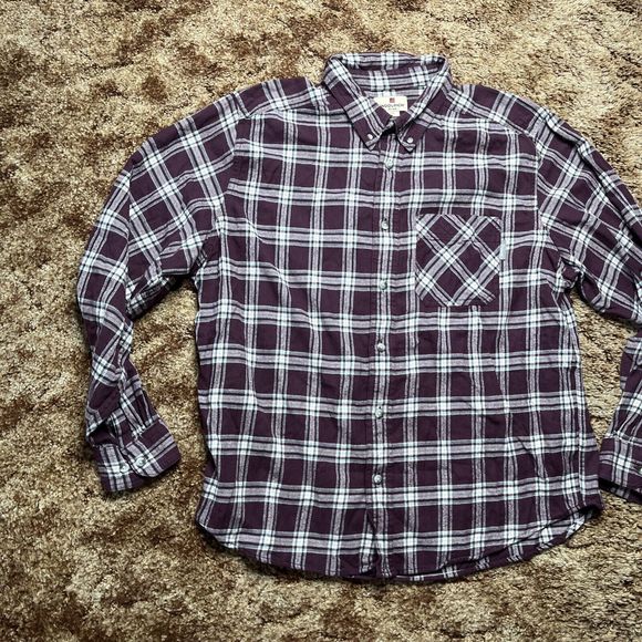 Woolrich Long Sleeve Button Down Mens Extra Large Plaid 100% Cotton Casual - Picture 2 of 10